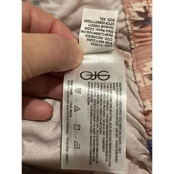 NWT‎ Jessica Simpson Floral Tapered Pants - Picture 6 of 7